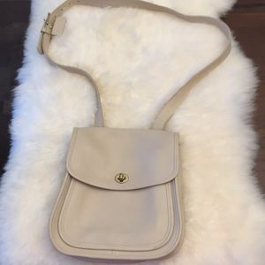 Vintage leather Coach bag